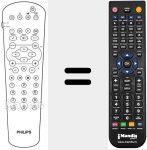 Replacement remote control for REMCON224