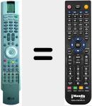 Replacement remote control for 6710T00009D