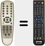 Ersatzfernbedienung für 6710V00044W