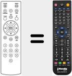 Ersatzfernbedienung f&uuml;r REMOTE26