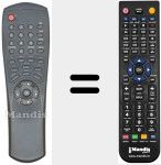 Replacement remote control for REMCON201