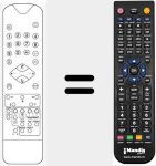 Replacement remote control for RC61331