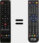 Replacement remote control for RC015