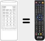 Ersatzfernbedienung für REMCON1212