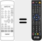 Replacement remote control for REMCON1146