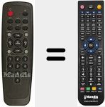 Replacement remote control for REMCON921