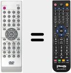 Replacement remote control for REMCON034