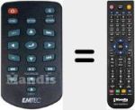 Replacement remote control for Movie Cube (N150H)