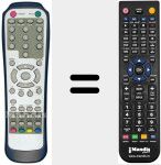 Replacement remote control for REMCON598