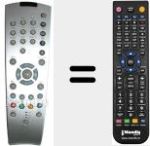 Replacement remote control for TP 140 C (296420614800)