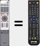 Replacement remote control for NR301