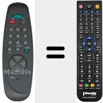 Replacement remote control for REMCON987