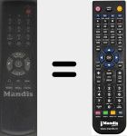Replacement remote control for R26