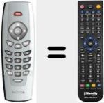 Ersatzfernbedienung f&uuml;r REMCON934