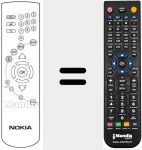 Replacement remote control for REMCON103