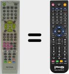 Ersatzfernbedienung für MX-TM7415N DivX