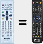 Replacement remote control for N2QAJB000037