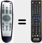Replacement remote control for Optoma003