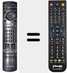 Replacement remote control for N2QAYB000181