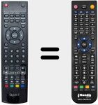 Replacement remote control for REMCON1235