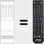 Replacement remote control for RC44