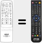 Replacement remote control for RC W600E