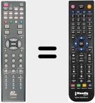 Ersatzfernbedienung f&uuml;r RC00068