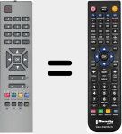 Replacement remote control for RC 1241 (08000923)