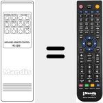 Replacement remote control for RC2200