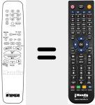 Replacement remote control for RC302S