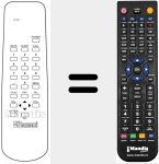 Replacement remote control for RC4280