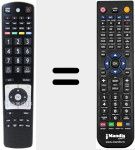 Replacement remote control for RC 5110 (30066350)