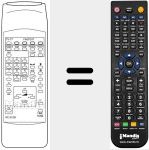 Replacement remote control for RC51331