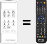 Ersatzfernbedienung f&uuml;r RC51KAMOSONIC