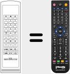 Replacement remote control for RC5420