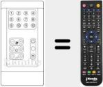 Replacement remote control for RCIV12FACH