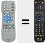 Replacement remote control for REMCON594