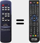 Replacement remote control for RR-930
