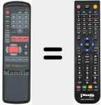 Replacement remote control for REMCON392
