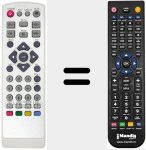 Replacement remote control for REMCON795