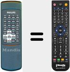 Ersatzfernbedienung f&uuml;r REMCON515