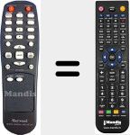 Replacement remote control for RC119-1