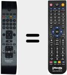 Replacement remote control for LCDTV32111 (20543815)