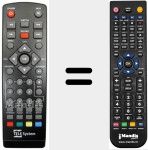 Replacement remote control for REMCON1230