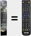 Replacement remote control for REMCON579