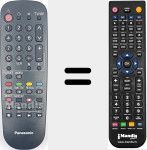 Replacement remote control for TNQ8E0461-2
