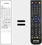 Replacement remote control for REMCON779