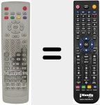 Replacement remote control for REMCON237