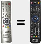 Replacement remote control for CT-90101 (23306435)