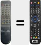 Replacement remote control for REMCON1413